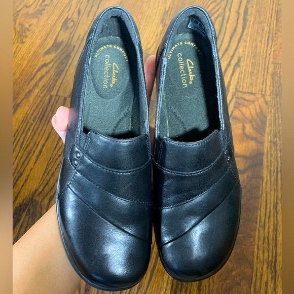 Clarks Women's May Marigold Slip-On Loafer Black Sz 6M - Picture 14 of 15